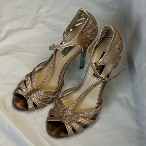 Rose Gold Betsey Johnson Heels